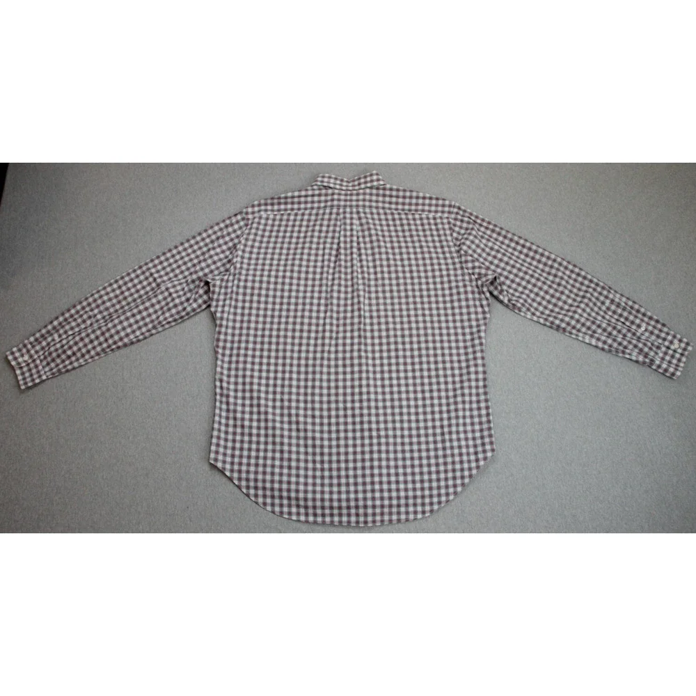 Ralph Lauren Shirt Mens Size‎ L Plaid Long Sleeve Cotton Classic Fit Button-Down